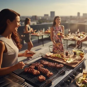 Churrasco no condominio